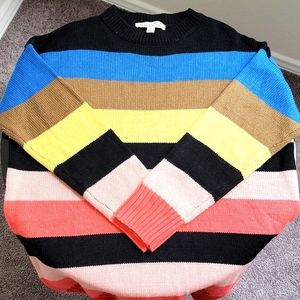Vine & Love multicolored oversized sweater size M